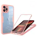 Калъф за iPhone 13 Pro + Протектор - ColorVerse 360 ​​Series - Розов