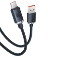 Кабел за данни USB към Type-C 100W, 1.2m - Baseus Crystal Shine (CAJY000401) - черен