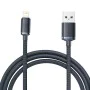 Baseus - Кабел за данни Crystal Shine (CAJY000101) - USB към Lightning, 2.4A, 2m - Черен