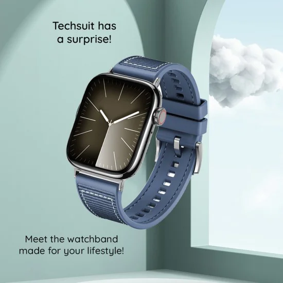 Каишка за Huawei Watch GT 2 (46 мм)/GT 2 Pro/GT 3 Pro (46 мм)/Ultimate, Xiaomi Watch S1 - Каишка за часовник (W051) - Сив