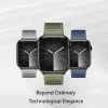 Каишка за Apple Watch 1/2/3/4/5/6/7/8/9/10/11/SE/SE 2/SE 3 (38/40/41/42mm) - Techsuit - Каишка за часовник 32mm (W051) - Зелен