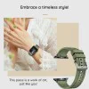Каишка за Apple Watch 1/2/3/4/5/6/7/8/9/10/11/SE/SE 2/SE 3 (38/40/41/42mm) - Techsuit - Каишка за часовник 32mm (W051) - Зелен