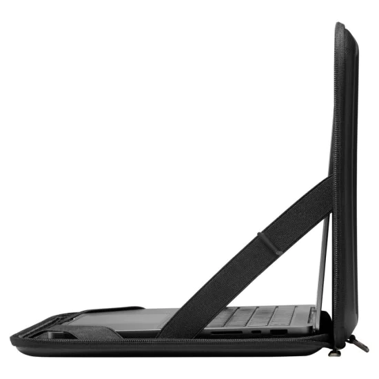 Калъф за лаптоп 13-14 - калъф Spigen - Rugged Armor Pro - черен