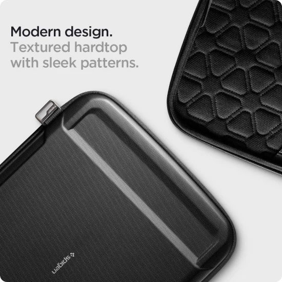Калъф за лаптоп 13-14 - калъф Spigen - Rugged Armor Pro - черен
