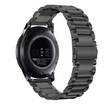 Каишка за часовник за Samsung Galaxy Watch 4/5/Active 2, Huawei Watch GT 3 (42mm)/GT 3 Pro (43mm) - Каишка за часовник 20mm (W010) - Черна