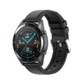 Каишка за Samsung Galaxy Watch (46 мм) / Gear S3, Huawei Watch GT GT / GT 2 / GT 2e / GT 2 Pro / GT 3 (46 мм) - Каишка за часовник 22 мм (W007) - Черна