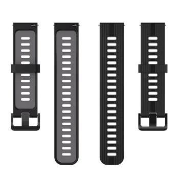 Каишка за Huawei Watch GT 2 (46 мм)/GT 2 Pro/GT 3 Pro (46 мм)/Ultimate, Xiaomi Watch S1 - Каишка за часовник 22 мм (W002) - Черен