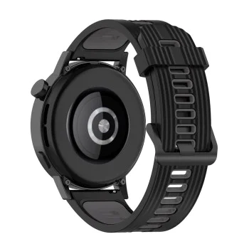Каишка за часовник за Samsung Galaxy Watch 4/5/Active 2, Huawei Watch GT 3 (42mm)/GT 3 Pro (43mm) - Каишка за часовник 20mm (W002) - Черна