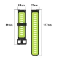 Каишка за часовник за Samsung Galaxy Watch 4/5/Active 2, Huawei Watch GT 3 (42mm)/GT 3 Pro (43mm) - Каишка за часовник 20mm (W002) - Черна