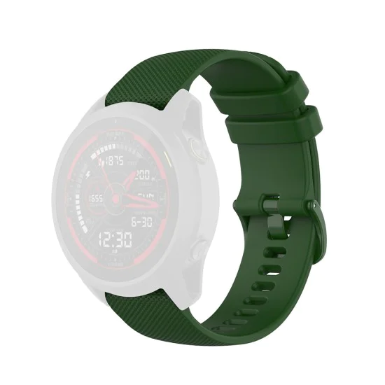 Каишка за часовник за Samsung Galaxy Watch (46 мм) / Gear S3, Huawei Watch GT GT / GT 2 / GT 2e / GT 2 Pro / GT 3 (46 мм) - Каишка за часовник 22 мм (W006) - Зелена