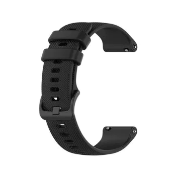 Каишка за Samsung Galaxy Watch (46 мм) / Gear S3, Huawei Watch GT GT / GT 2 / GT 2e / GT 2 Pro / GT 3 (46 мм) - Каишка за часовник 22 мм (W006) - Черна