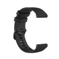 Каишка за Samsung Galaxy Watch 4/5/Active 2, Huawei Watch GT 3 (42mm)/GT 3 Pro (43mm) - Каишка за часовник 20mm (W006) - Черна
