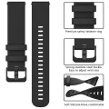 Каишка за Samsung Galaxy Watch 4/5/Active 2, Huawei Watch GT 3 (42mm)/GT 3 Pro (43mm) - Каишка за часовник 20mm (W006) - Черна