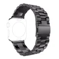 Каишка за Apple Watch 1/2/3/3/4/4/5/5/5/6/6/7/8/7/8/9/10/SE/SE/SE 2/Ultra/Ultra 2 ( 42/44/45/46/49 мм) - Каишка за часовник (W036) - Черен