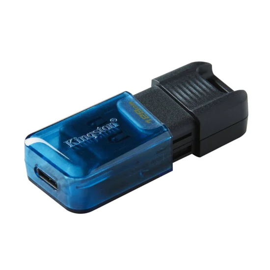 Memory Stick 128GB - Kingston DT80M (DT80M/128GB) - черен и син