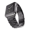 Каишка за Apple Watch 1/2/3/3/4/4/5/5/5/6/6/7/8/7/8/9/10/SE/SE/SE 2/Ultra/Ultra 2 ( 42/44/45/46/49 мм) - Каишка за часовник (W036) - Черен