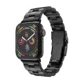 Каишка за Apple Watch 1/2/3/3/4/4/5/5/6/6/7/8/7/8/9/10/10/SE/SE 2 (38/40/41/42 mm ) - Каишка за часовник (W036) - Черна