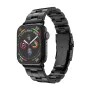 Каишка за Apple Watch 1/2/3/3/4/4/5/5/6/6/7/8/7/8/9/10/10/SE/SE 2 (38/40/41/42 mm ) - Каишка за часовник (W036) - Черна