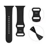 Каишка за часовник за Apple Watch 1/2/3/3/4/4/5/5/5/6/6/7/8/7/8/9/10/SE/SE/SE 2/Ultra/Ultra 2 (42/44/45/46/49 мм) - Каишка за часовник (W031) - Черна