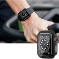 Каишка за часовник за Apple Watch 1/2/3/3/4/4/5/5/5/6/6/7/8/7/8/9/10/SE/SE/SE 2/Ultra/Ultra 2 (42/44/45/46/49 мм) - Каишка за часовник (W031) - Черна