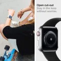 Каишка за часовник за Apple Watch 1/2/3/3/4/4/5/5/5/6/6/7/8/7/8/9/10/SE/SE/SE 2/Ultra/Ultra 2 (42/44/45/46/49 мм) - Каишка за часовник (W031) - Черна