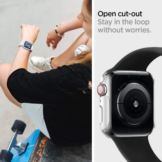 Каишка за часовник за Apple Watch 1/2/3/3/4/4/5/5/5/6/6/7/8/7/8/9/10/SE/SE/SE 2/Ultra/Ultra 2 (42/44/45/46/49 мм) - Каишка за часовник (W031) - Черна