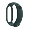 Каишка за Xiaomi Mi Band 5 / 5 NFC / 6 / 6 NFC / Amazfit Band 5 - Каишка за часовник (W013) - Тъмно зелен