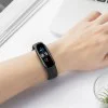 Каишка за Xiaomi Mi Band 5 / 5 NFC / 6 / 6 NFC / Amazfit Band 5 - Каишка за часовник (W013) - Черен
