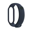 Каишка за Xiaomi Mi Band 5 / 5 NFC / 6 / 6 NFC / Amazfit Band 5 - Каишка за часовник (W013) - Тъмно син