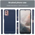 Калъф за Nokia C32 - Carbon Silicone - Blue