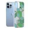 Калъф за iPhone 13 Pro Max - Серия Marble - Green Hex