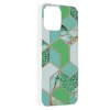 Калъф за iPhone 13 Pro Max - Серия Marble - Green Hex