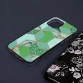 Калъф за iPhone 13 Pro Max - Серия Marble - Green Hex