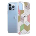 Калъф за iPhone 13 Pro Max - серия Marble - Purple Hex