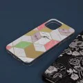 Калъф за iPhone 13 Pro Max - серия Marble - Purple Hex