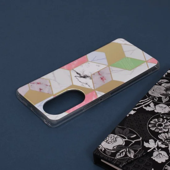 Калъф за Huawei nova 9 / Honor 50 - Marble Series - Purple Hex