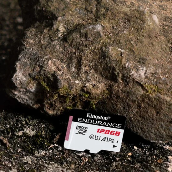 Карта с памет, 128 GB - Kingston Endurance (SDCE/128 GB) - черно / бяло