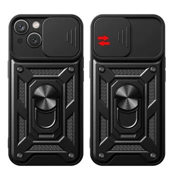 Калъф за iPhone 15 Plus - CamShield Series - зелен