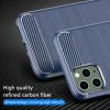 Калъф за iPhone 11 Pro Max - Carbon Silicone - Blue