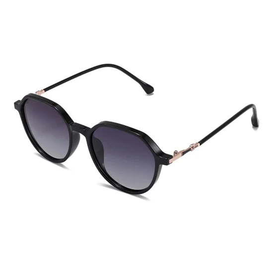Слънчеви очила - Polarized PC (2203) - черно / градиентно сиво