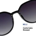 Слънчеви очила - Polarized PC (2203) - черно / градиентно сиво
