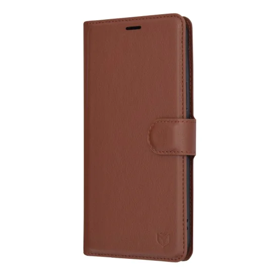 Калъф за iPhone 13 Pro Max - Leather Folio - Brown