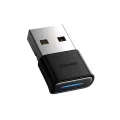 Baseus - Безжичен адаптер BA04 (ZJBA000001) - Bluetooth, за клавиатури, телефони, слушалки, USB адаптер, Plug and Play - Черен