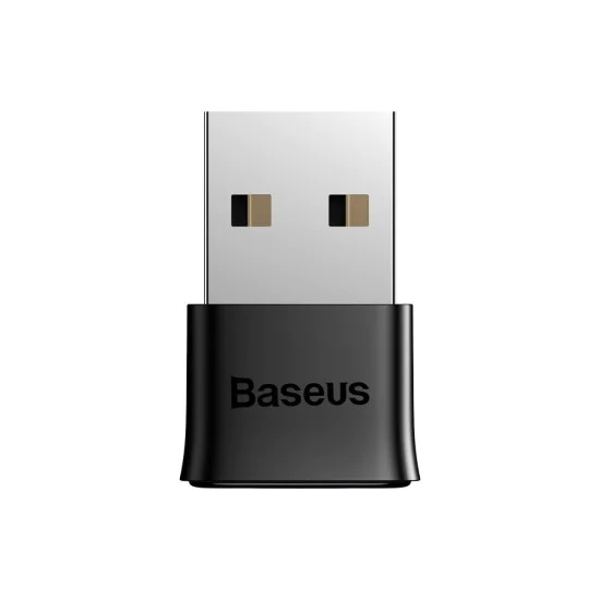 Baseus - Безжичен адаптер BA04 (ZJBA000001) - Bluetooth, за клавиатури, телефони, слушалки, USB адаптер, Plug and Play - Черен
