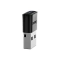 Baseus - Безжичен адаптер BA04 (ZJBA000001) - Bluetooth, за клавиатури, телефони, слушалки, USB адаптер, Plug and Play - Черен