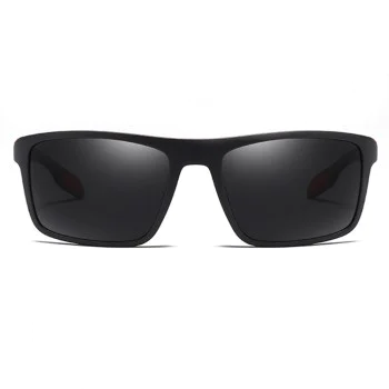 Слънчеви очила - Polarized TR90 (MM101) - матово черно / червено