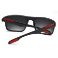 Слънчеви очила - Polarized TR90 (MM101) - матово черно / червено
