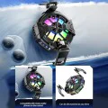 Вентилатор за телефон, RGB - (P60) - Черен