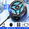 Вентилатор за телефон, бързо охлаждане - (SL17) - черен