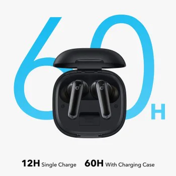 TWS Bluetooth слушалки, шумопотискане, сензорно управление - Anker SoundCore P40i (A3955G11) - черни